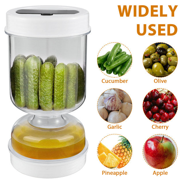 Airtight Olive Flip and Pickle Strainer Jar