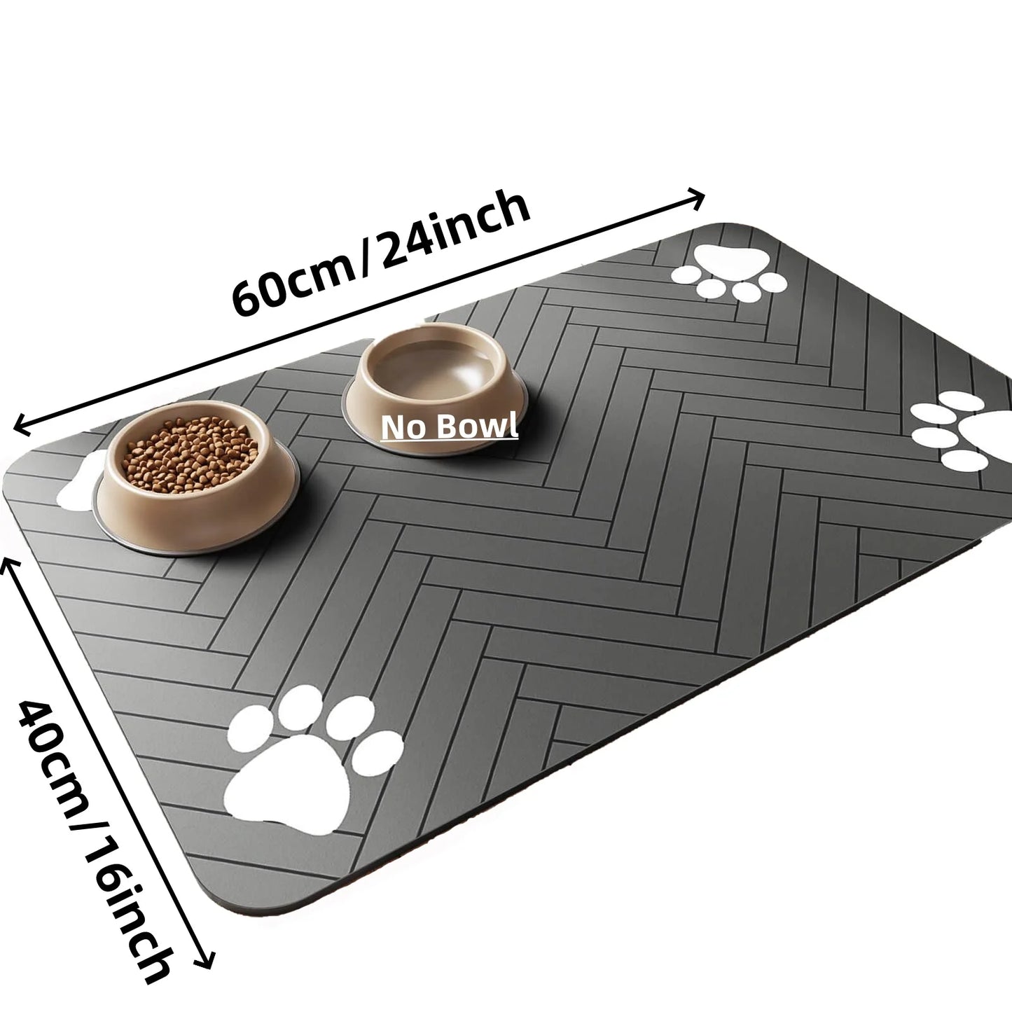 PawProof Mat – Absorbent Waterproof Pet Feeding Mat