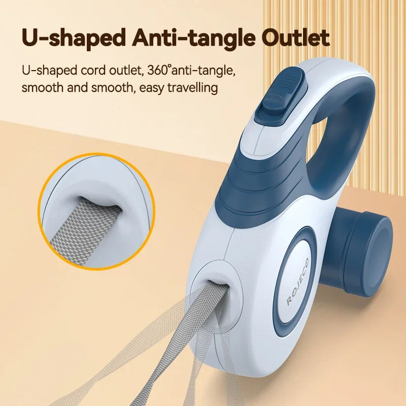 Flexible Walk: The Automatic Retractable Lead for Dogs of All Sizes