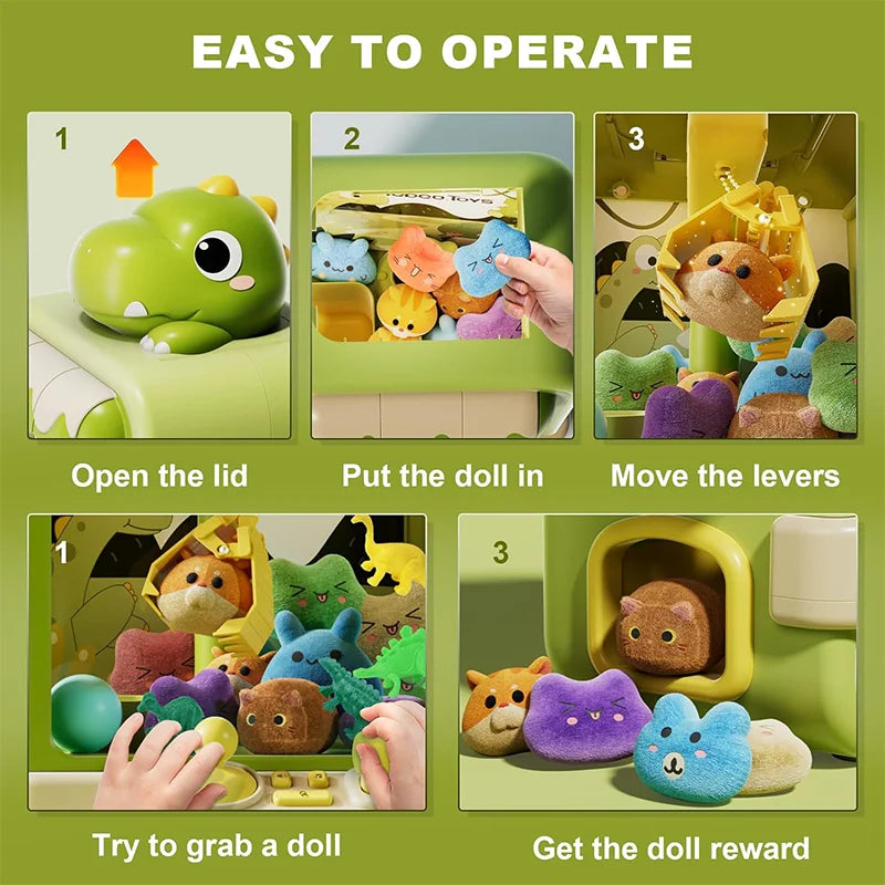 DinoClaw Deluxe - The Jurassic Claw Machine That Excites and Delights!