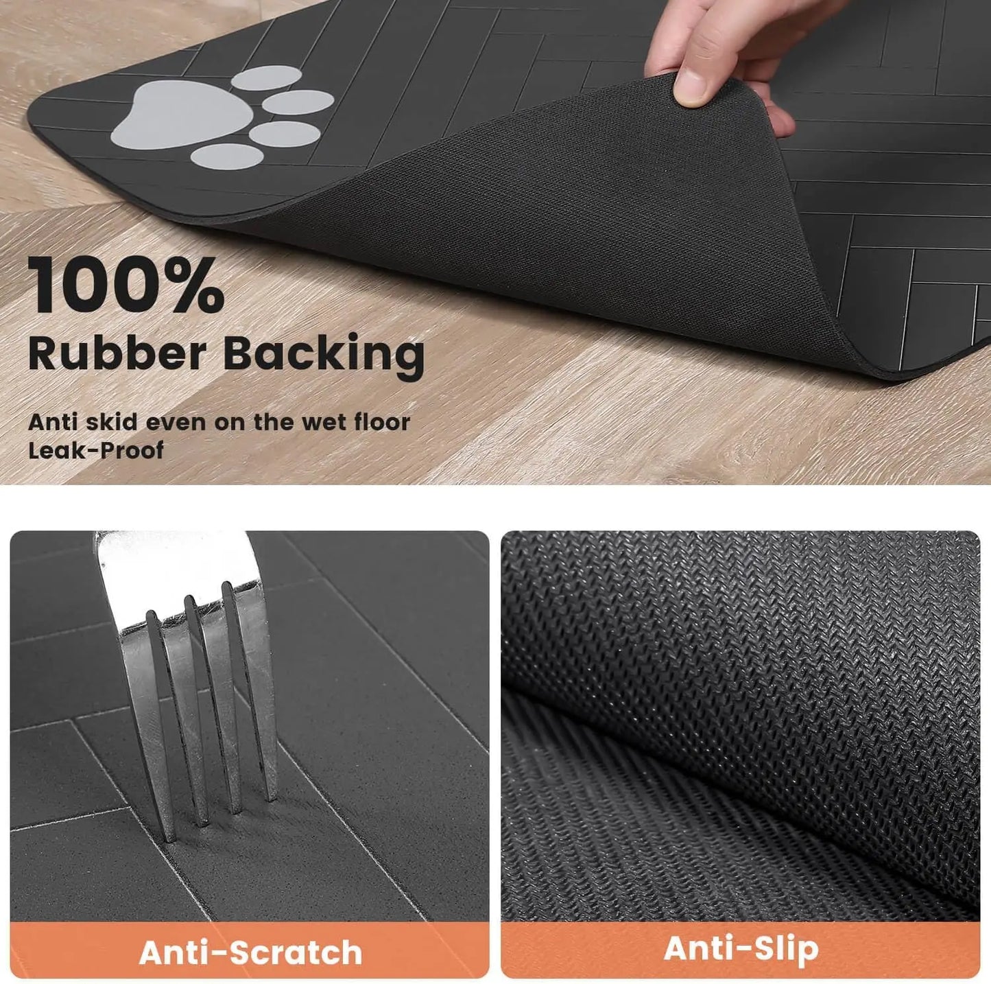 PawProof Mat – Absorbent Waterproof Pet Feeding Mat