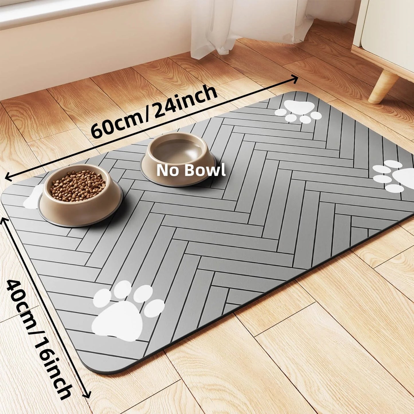 PawProof Mat – Absorbent Waterproof Pet Feeding Mat