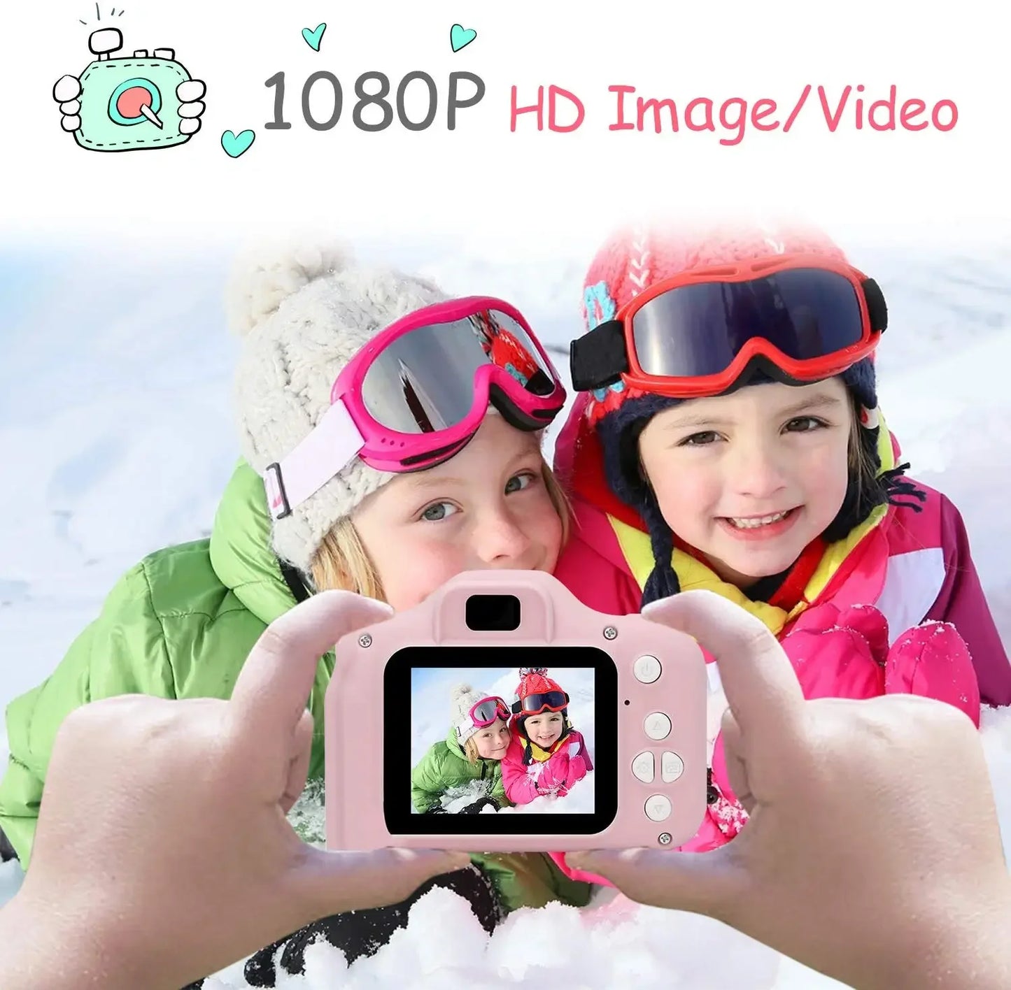 📸 Children's Camera Waterproof 1080P HD - Clicky Kids 📸