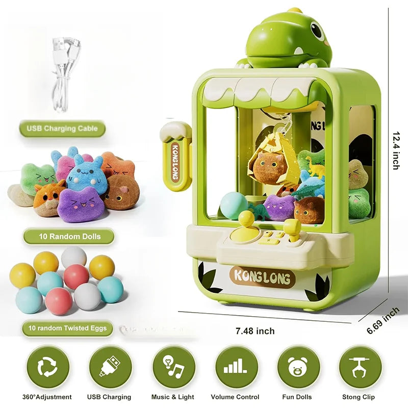 DinoClaw Deluxe - The Jurassic Claw Machine That Excites and Delights!
