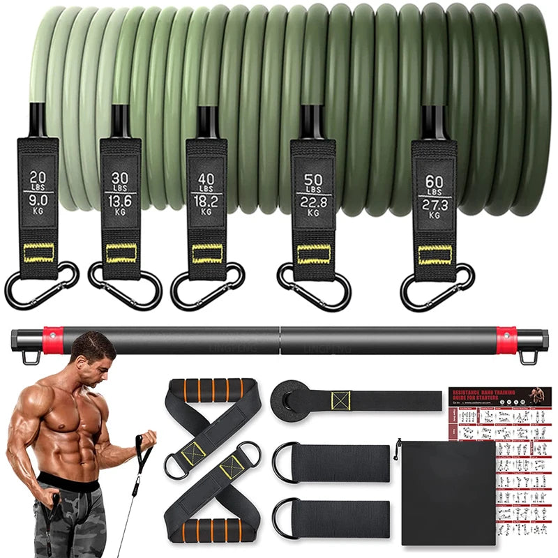 🏋️PowerFlex Pro Kit – Your Complete Home Gym for men and women!