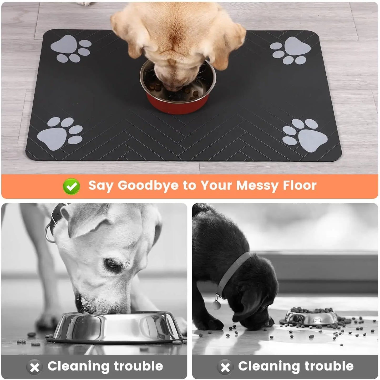 PawProof Mat – Absorbent Waterproof Pet Feeding Mat