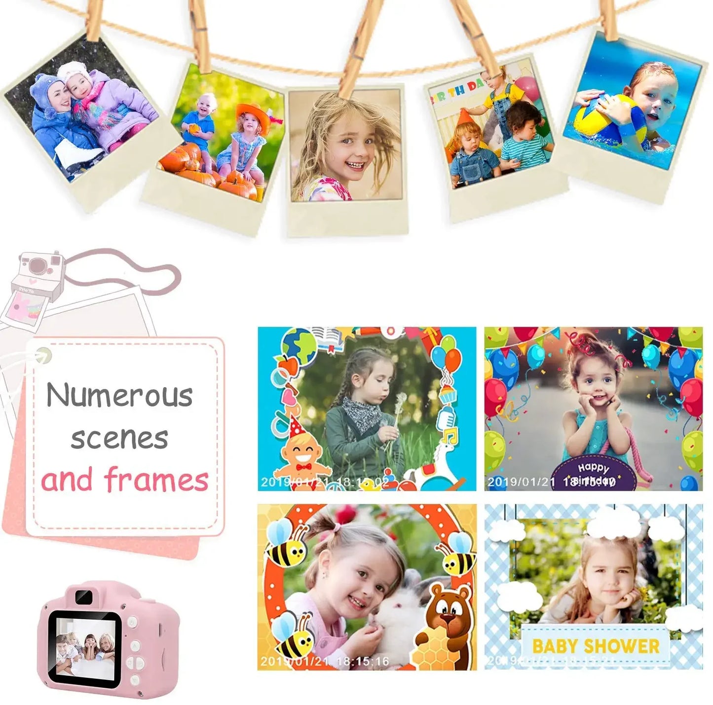 📸 Children's Camera Waterproof 1080P HD - Clicky Kids 📸