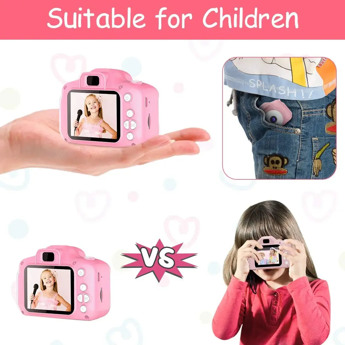 📸 Children's Camera Waterproof 1080P HD - Clicky Kids 📸