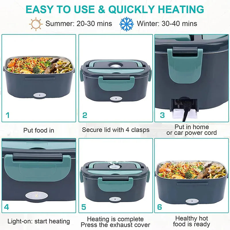 π₯ Electric lunch box 60W β Your Meal Always Hot, Wherever You Are!π₯