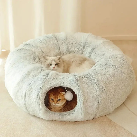 Dream Den – 2-in-1 Cat Bed and Tunnel