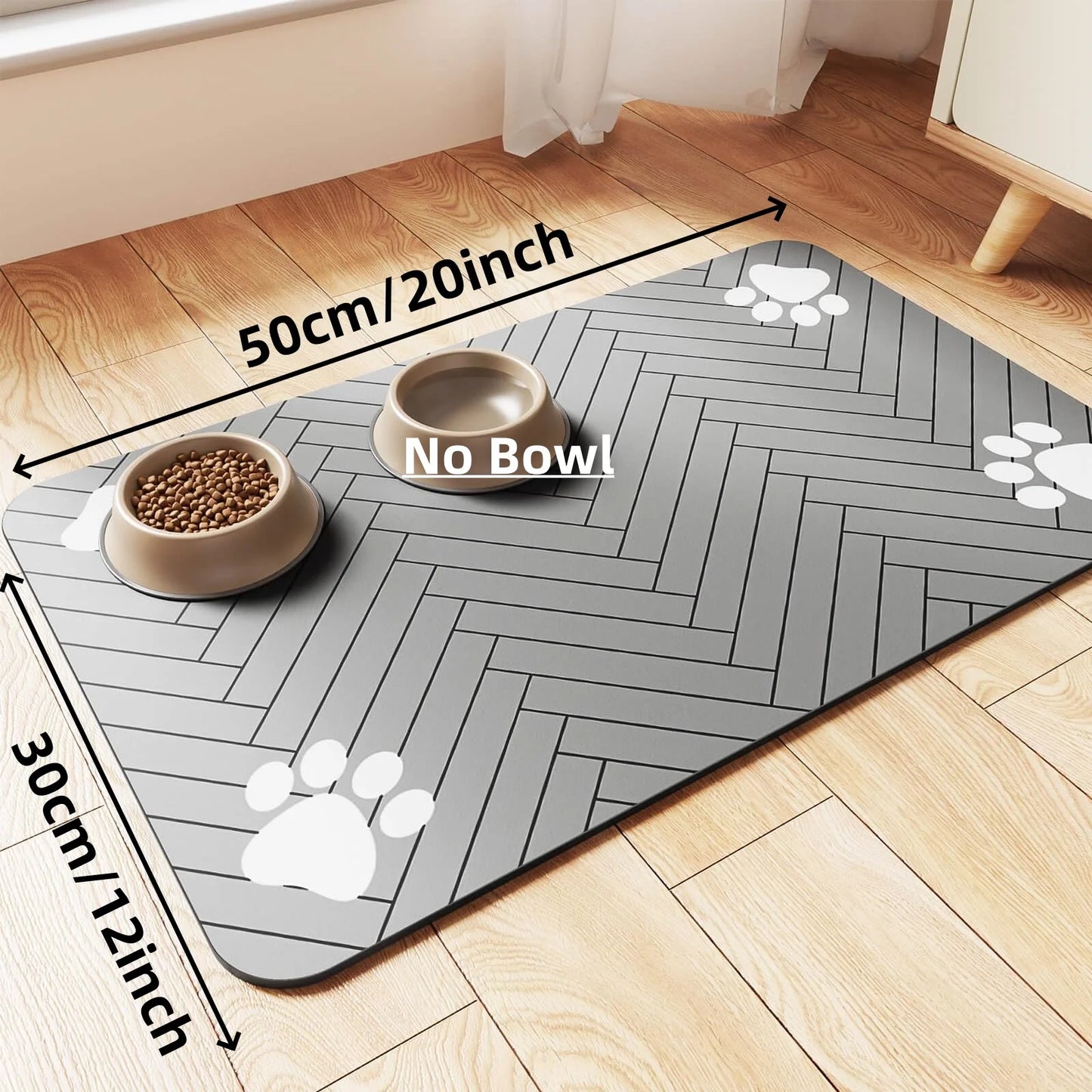 PawProof Mat – Absorbent Waterproof Pet Feeding Mat